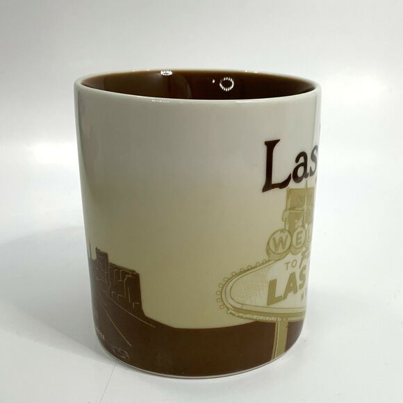 Las Vegas 2012 Starbucks Coffee Mug Collectors Series 16 Ounce Sin City Nevada - Picture 4 of 6